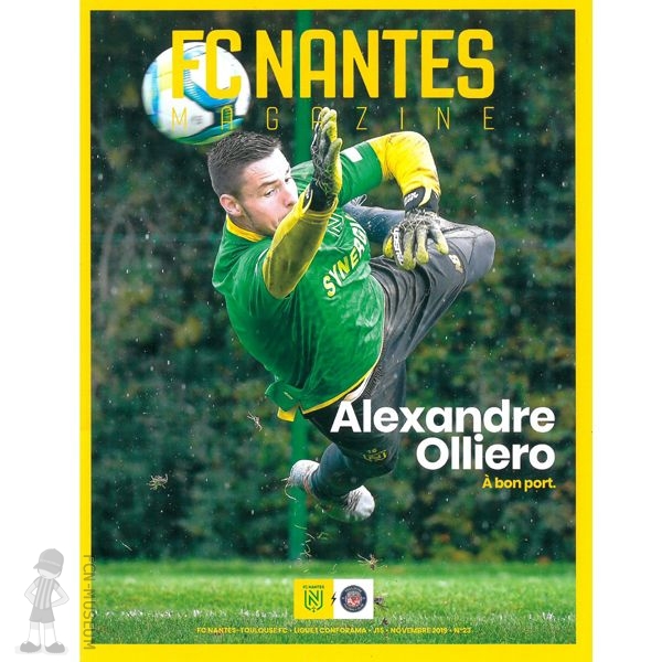 2019-20 15ème j Nantes Toulouse (Programme)