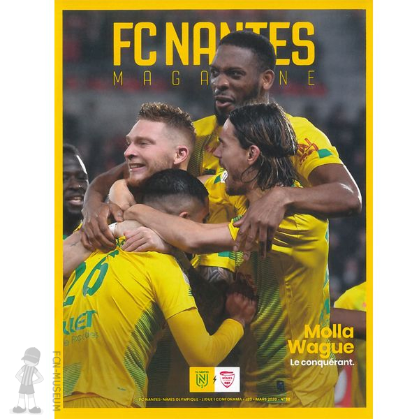 2019-20 29ème j Nantes Nîmes (Programme)