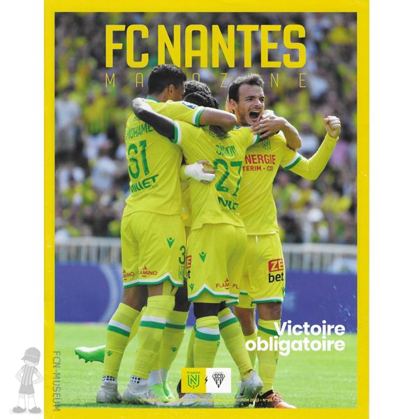 2022-23 38ème j Nantes Angers (Programme)