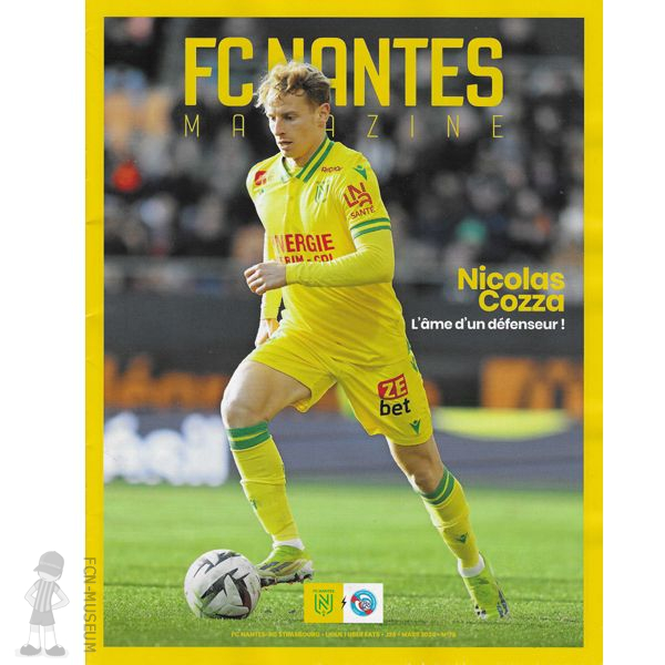 2023-24 26ème j Nantes Strasbourg (Programme)