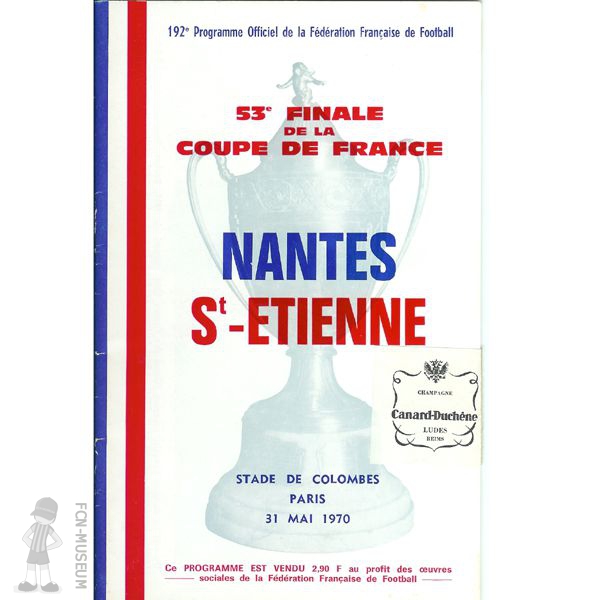 CdF 1970 Finale Saint Etienne Nantes - 1