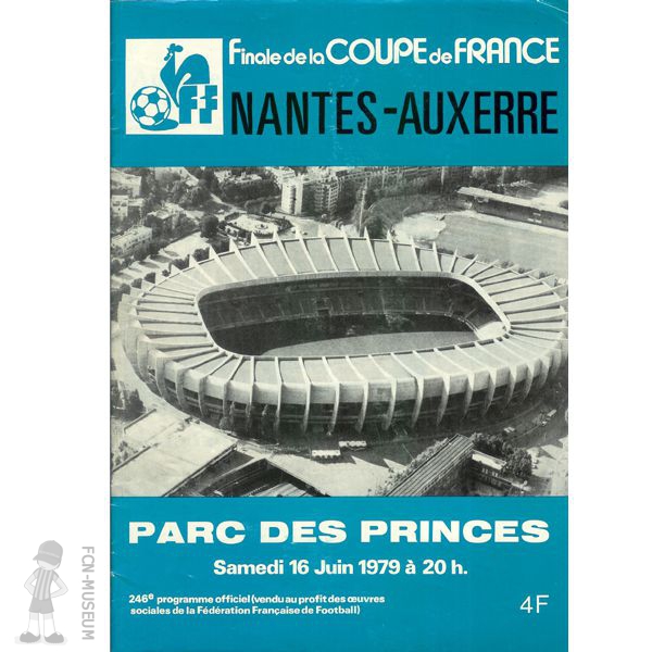 CdF 1979 Finale Nantes Auxerre (Programme)