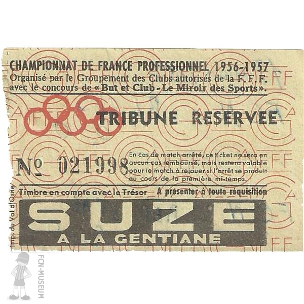 1956-57 28ème j Nantes Red Star