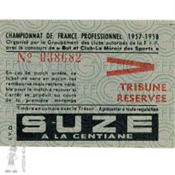 1957-58 25ème j Nantes Stade Français