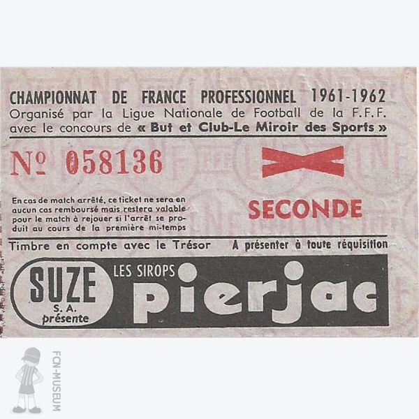 1961-62 16ème j Nantes Béziers