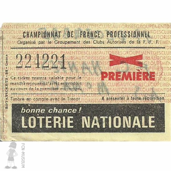 1967-68 19ème j Nantes Monaco