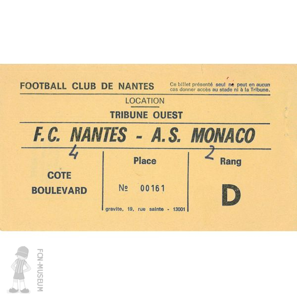 1974-75 21ème j Nantes Monaco