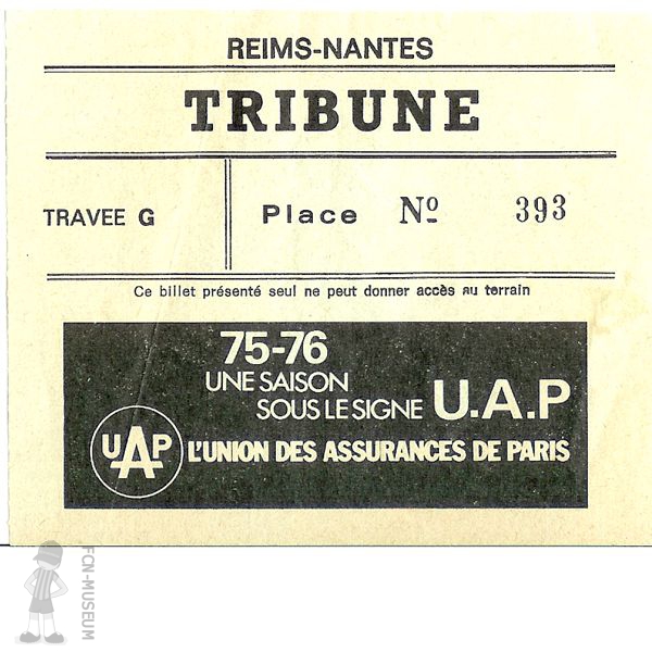 1975-76 31ème j Reims Nantes