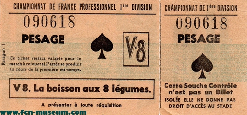 1976-77 36ème j Nantes Saint Etienne