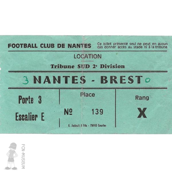 1979-80 05ème j Nantes Brest