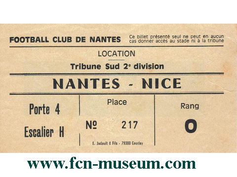 1980-81 21ème j Nantes Nice