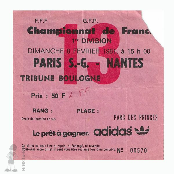 1980-81 26ème j Paris SG Nantes