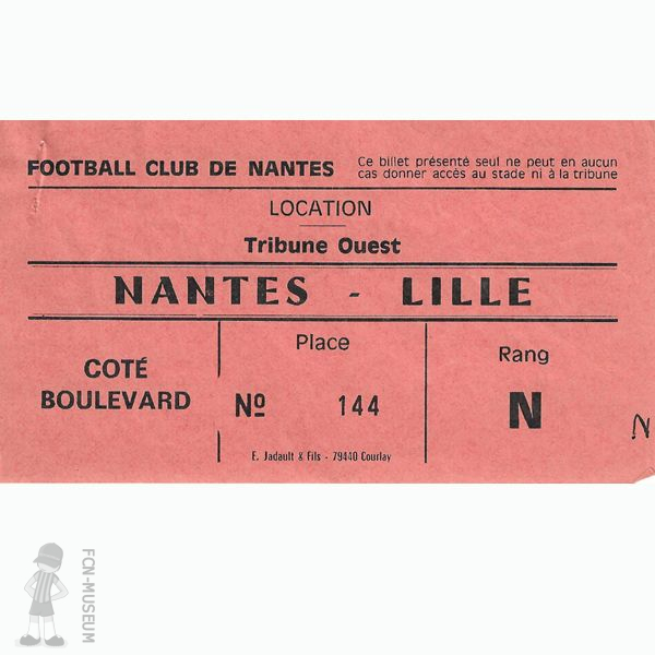 1981-82 06ème j Nantes Lille