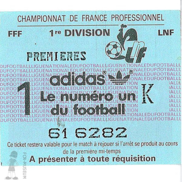 1984-85 09ème j Metz Nantes