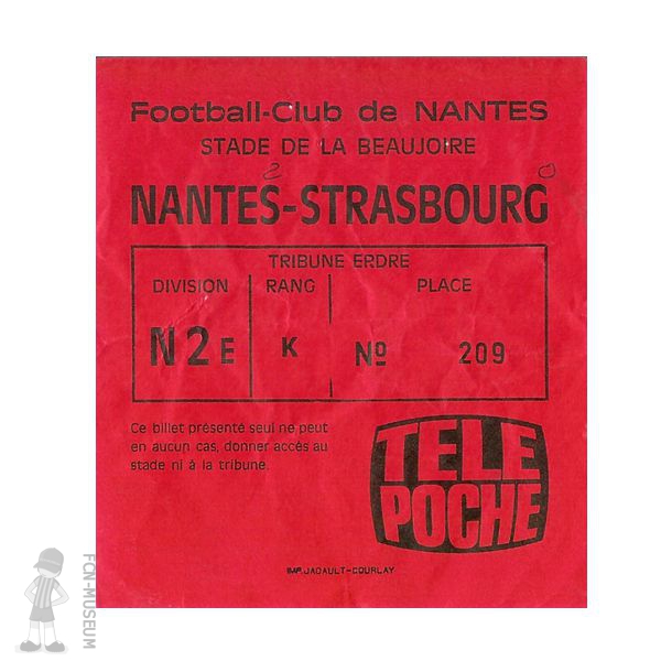 1985-86 21ème j Nantes Strasbourg