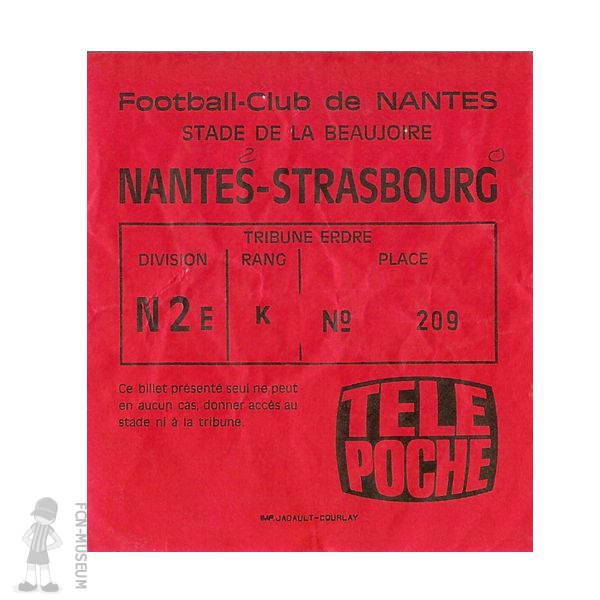 1985-86 21ème j Nantes Strasbourg