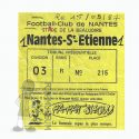 1986-87 35ème j Nantes St Etienne