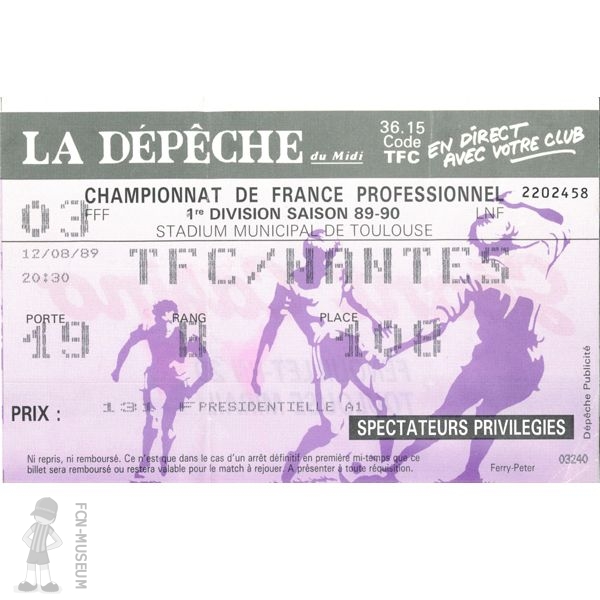 1989-90 05ème j Toulouse Nantes