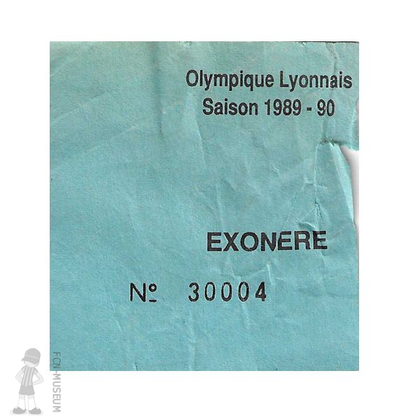 1989-90 21ème j Lyon Nantes