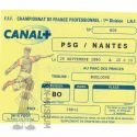 1990-91 11ème j Paris SG Nantes