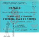 1990-91 19ème j Lyon Nantes