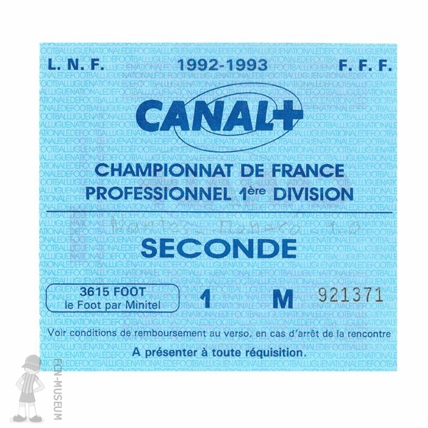 1992-93 26ème j Nantes Monaco