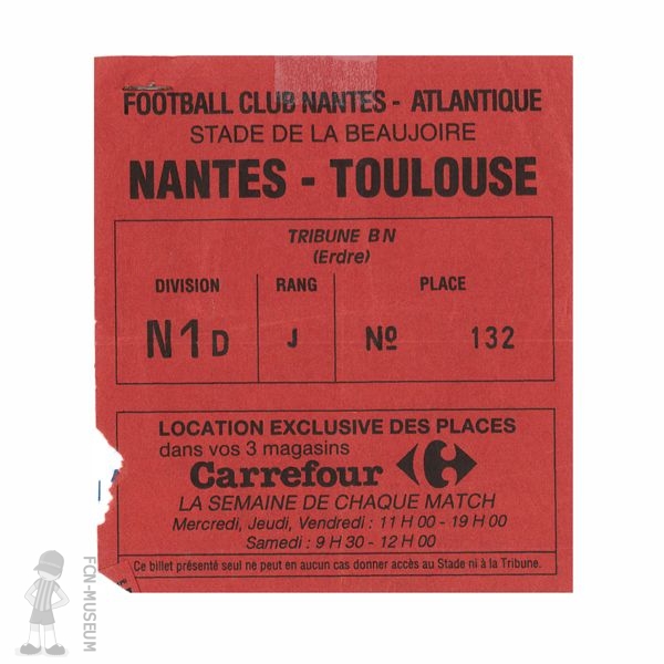 1993-94 21ème j Nantes Toulouse