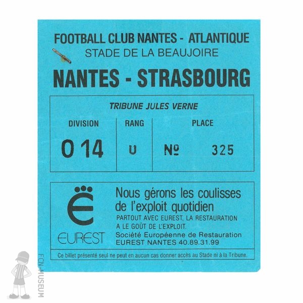 1994-95 15ème j Nantes Strasbourg