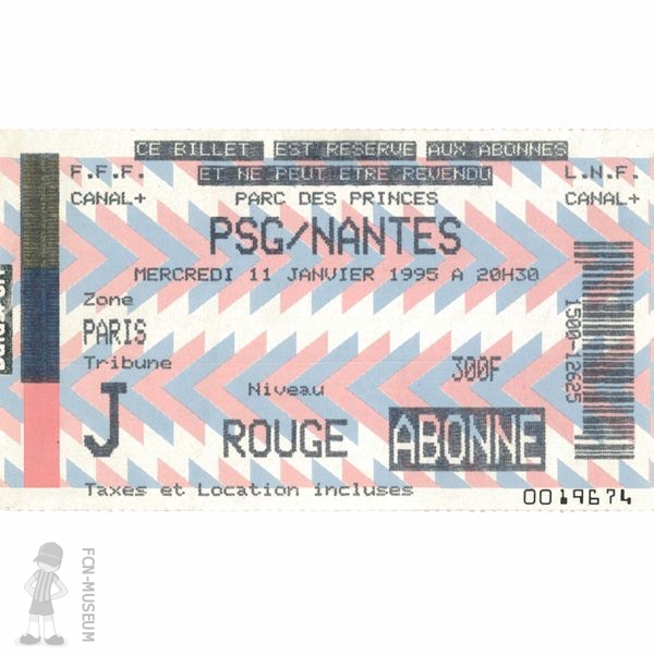 1994-95 23ème j Paris SG Nantes