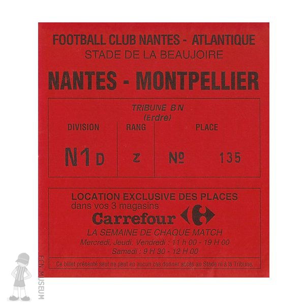 1994-95 24ème j Nantes Montpellier