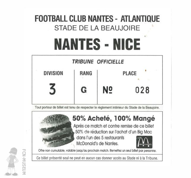 1995-96 05ème j Nantes Nice