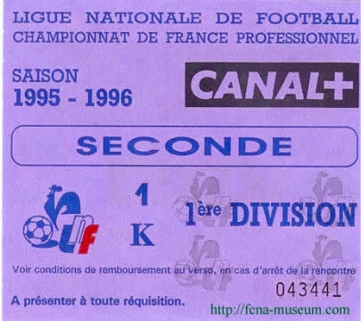 1995-96 08ème j Nantes Lens