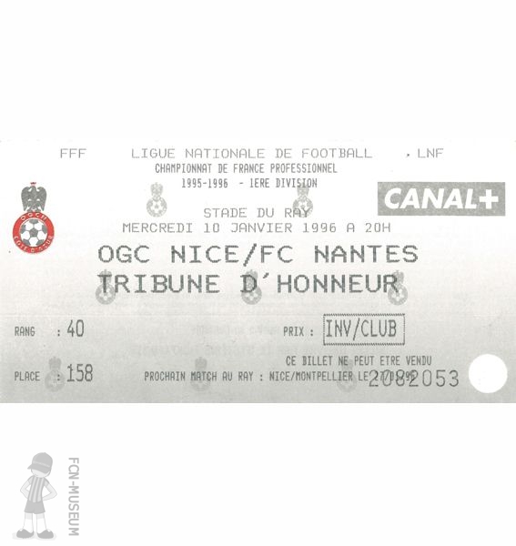 1995-96 23ème j Nice Nantes