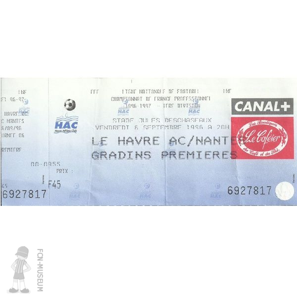 1996-97 06ème j Le Havre Nantes