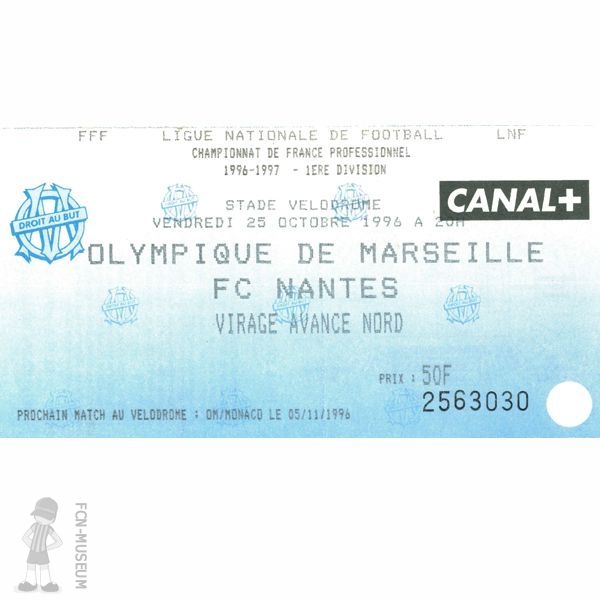 1996-97 14ème j Marseille Nantes