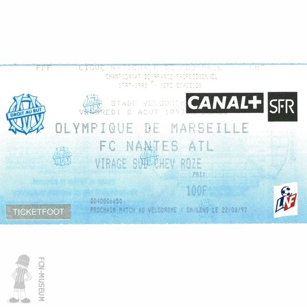 1997-98 02ème j Marseille Nantes