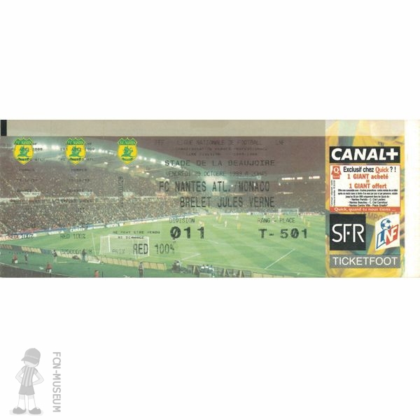 1999-00 13ème j Nantes Monaco