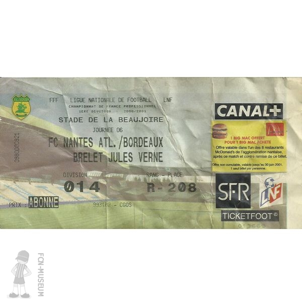 2000-01 06ème j Nantes Bordeaux