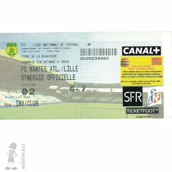 2000-01 10ème j Nantes Lille