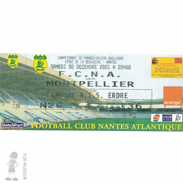 2001-02 17ème j Nantes Montpellier