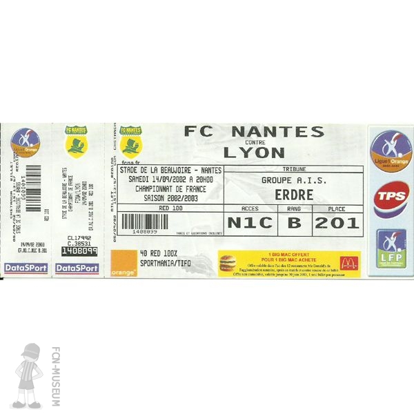2002-03 07ème j Nantes Lyon