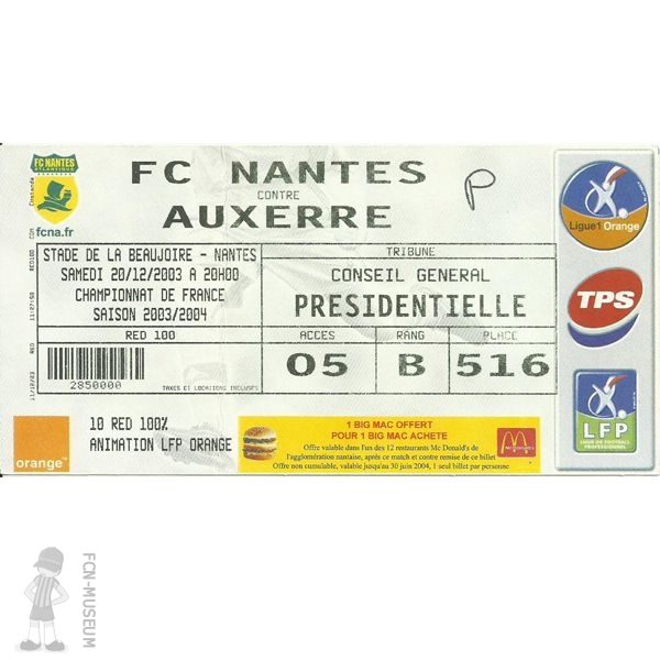 2003-04 19ème j Nantes Auxerre