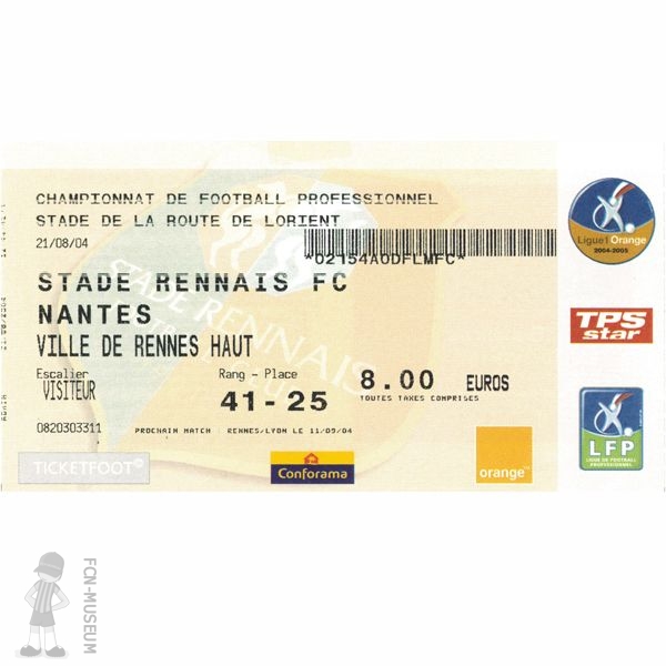 2004-05 03ème j Rennes Nantes