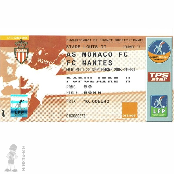 2004-05 07ème j Monaco Nantes