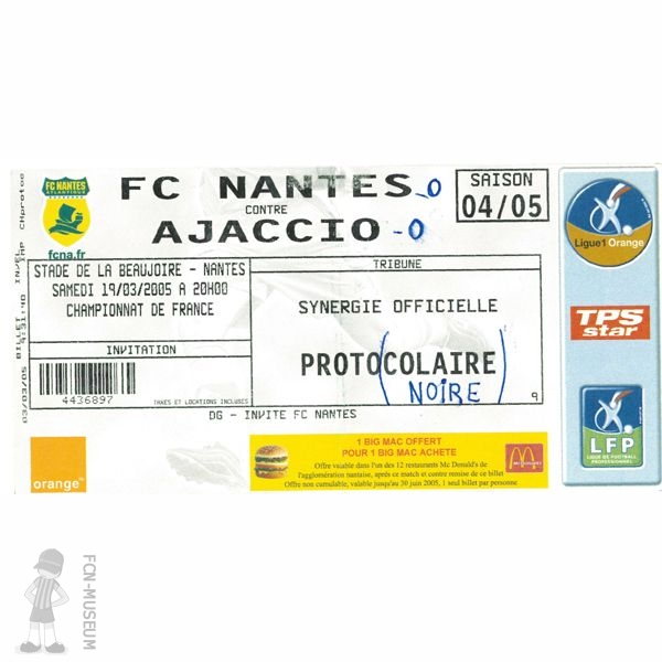 2004-05 30ème j Nantes Ajaccio