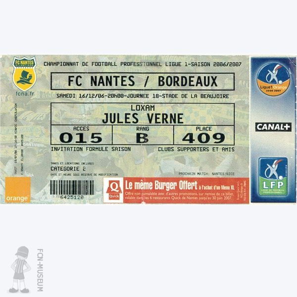 2006-07 18ème j Nantes Bordeaux
