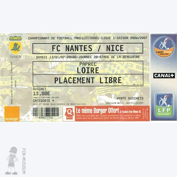 2006-07 20ème j Nantes Nice