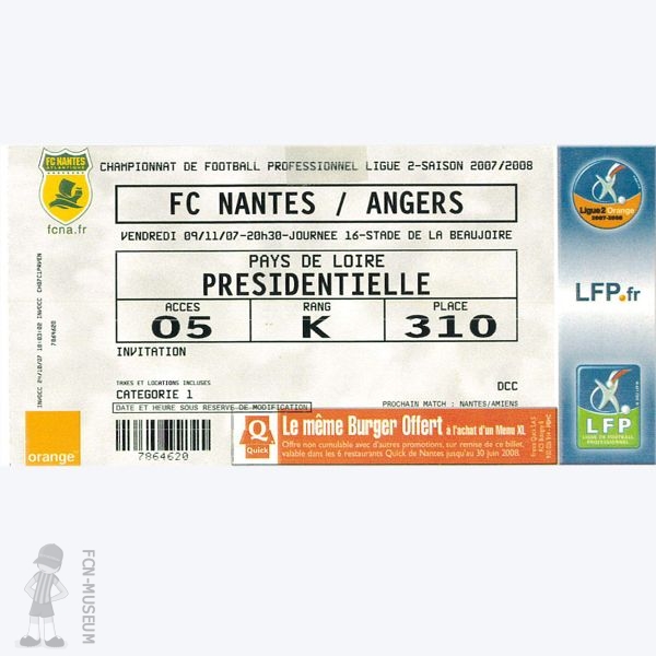 2007-08 16ème j Nantes Angers