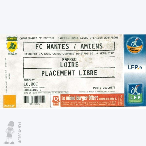 2007-08 18ème j Nantes Amiens