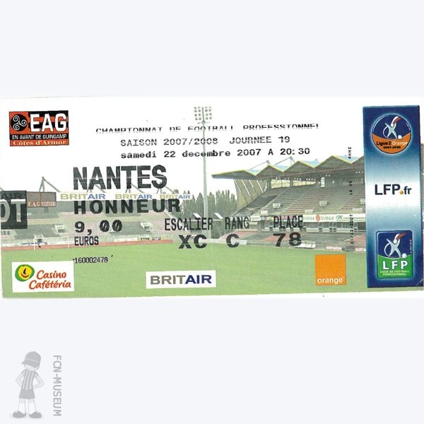 2007-08 19ème j Guingamp Nantes